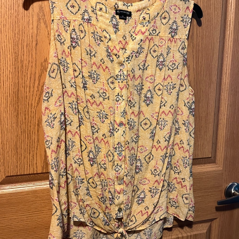 Sleeveless top